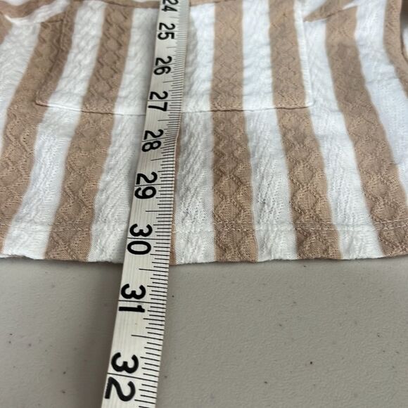 Soft Surroundings Glorietta Striped Top Cream Beige Size Xsmall - Picture 10 of 12